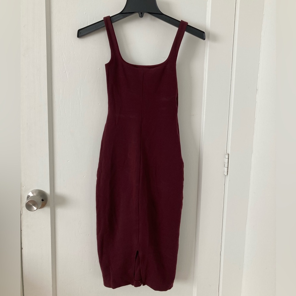 American Apparel fitted midi dress
